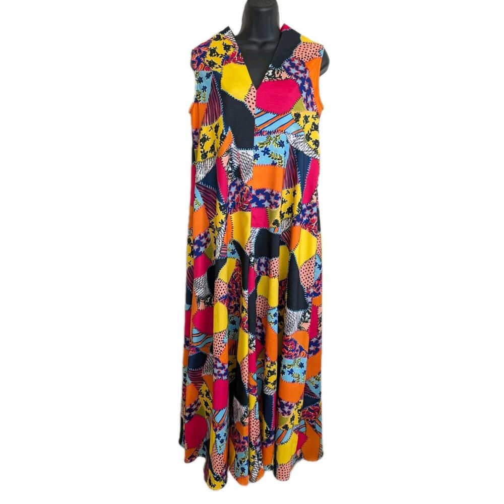 NWT Samuel Dong Oversized Patchwork Jumpsuit Size… - image 2